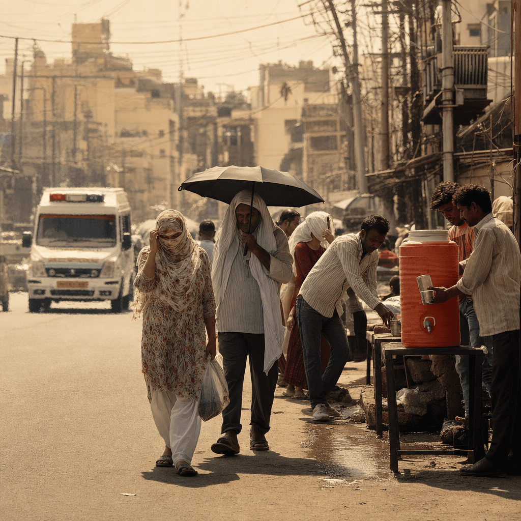 Northwest, Central India Heatwave Stretches