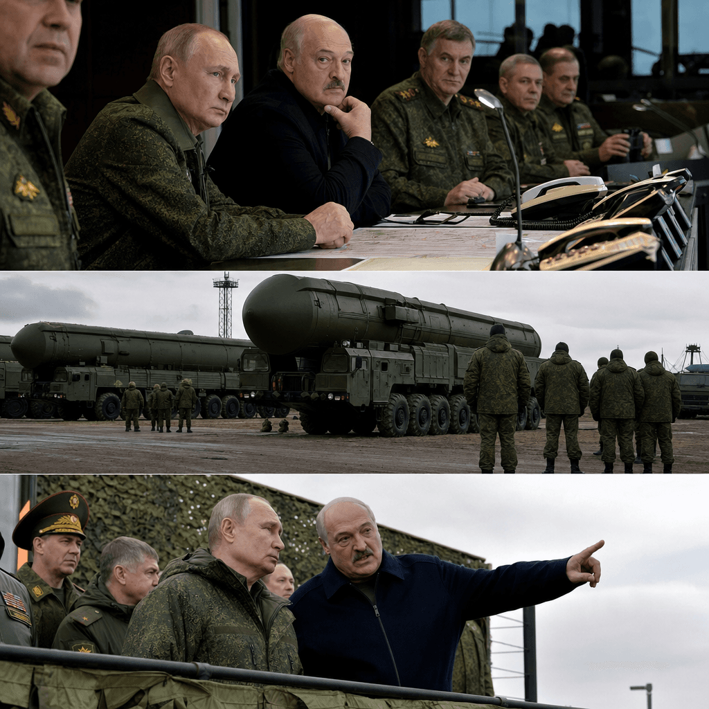 Putin, Lukashenko Nuclear Drills Tighten Grip