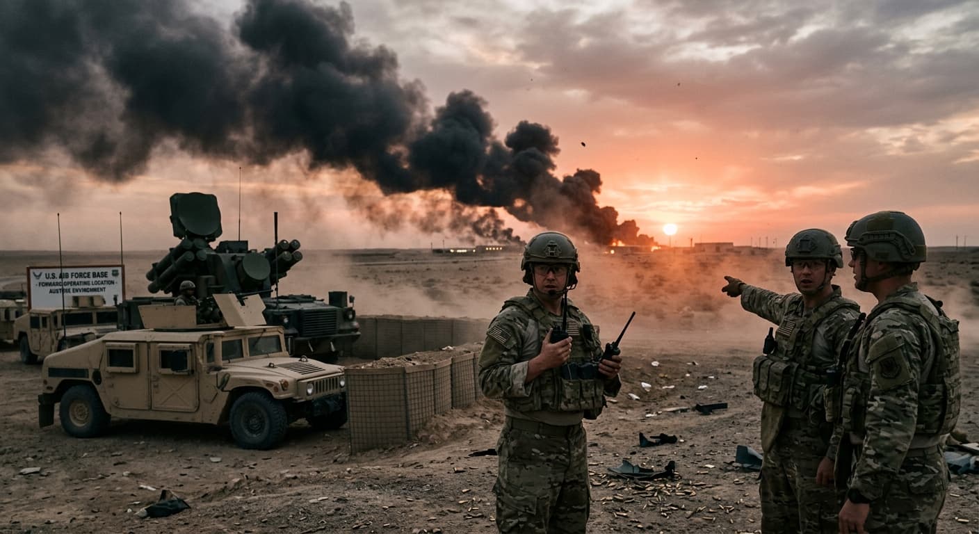 U.S. Strikes 90 Iranian Targets; Tehran Hits