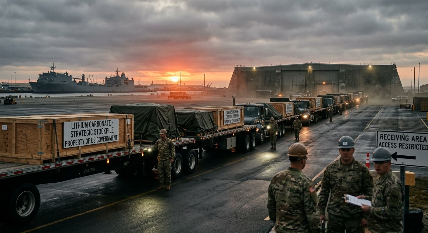 Pentagon's $300M Lithium Stockpile Move