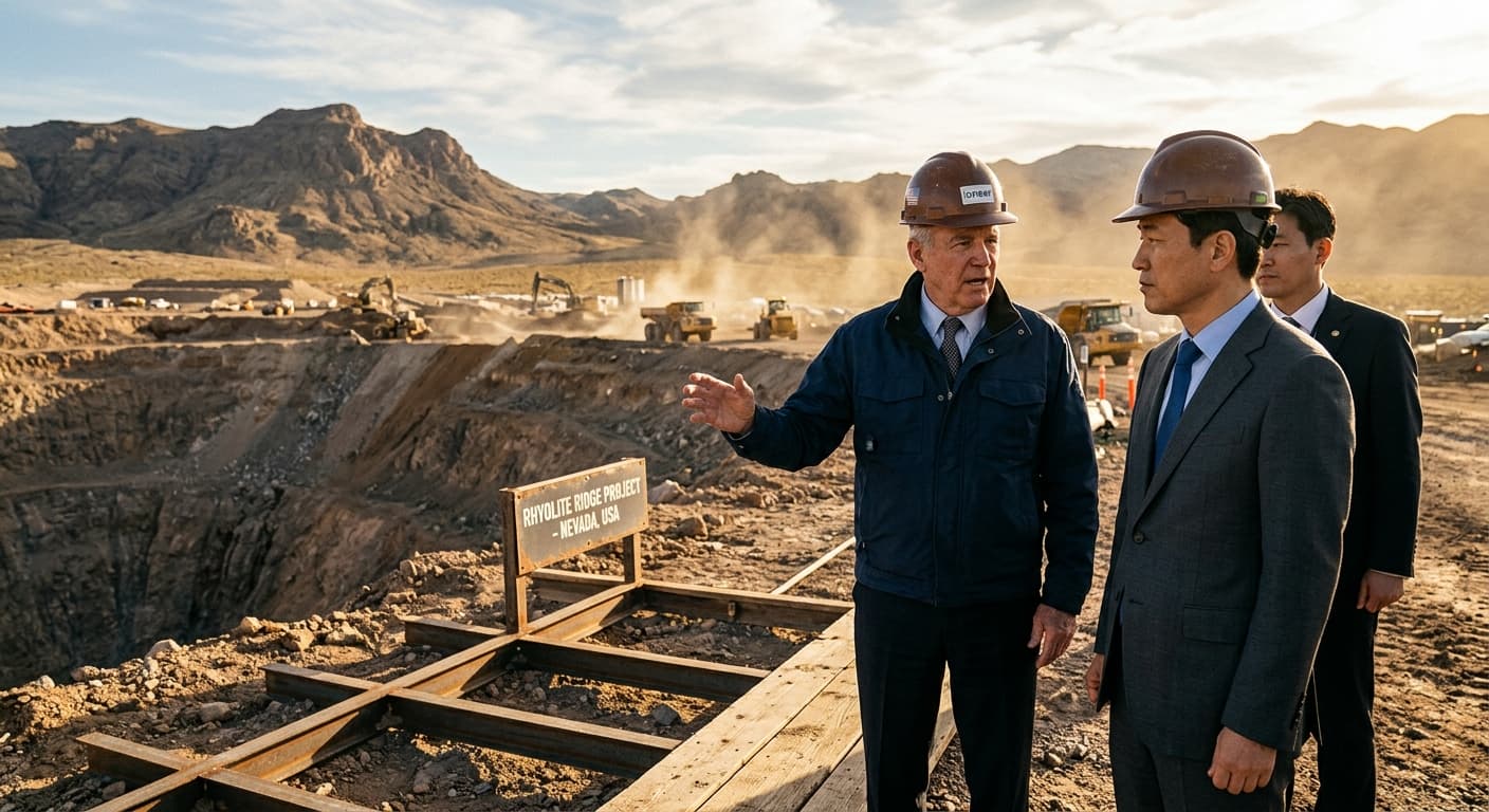 Rhyolite Ridge: $996M DOE Loan Meets Seoul