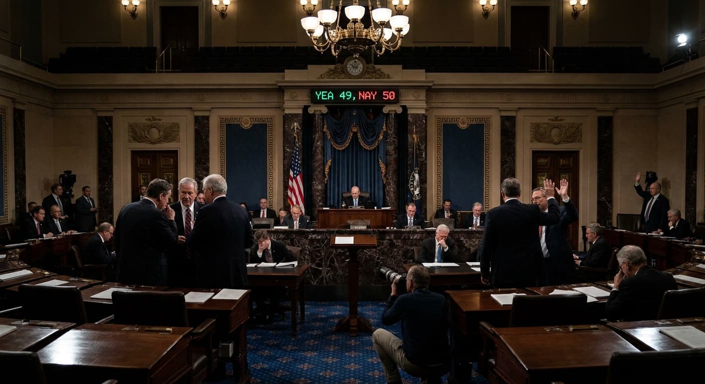 Senate Vote Continues U.S. Iran Hostilities
