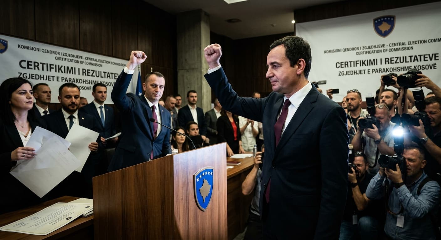 Kosovo Certifies June 7 Vote: Kurti Wins