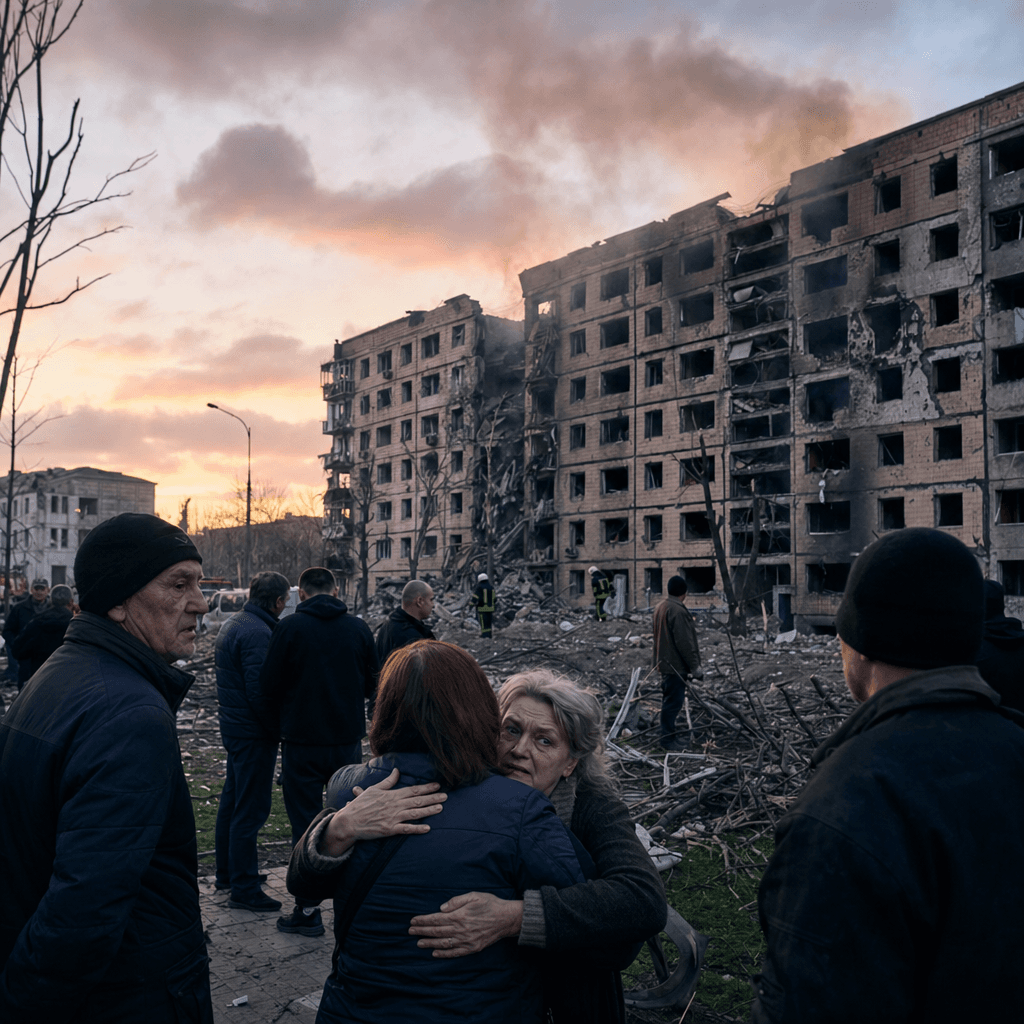 Luhansk Dormitory Strike Fuels Putin's War
