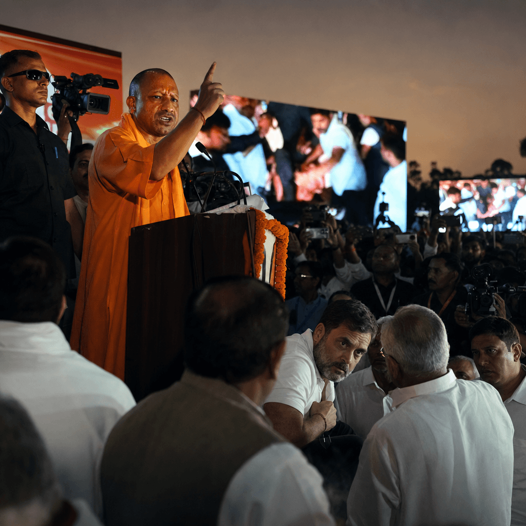 BJP Exploits Ajay Rai Video for Political Le{