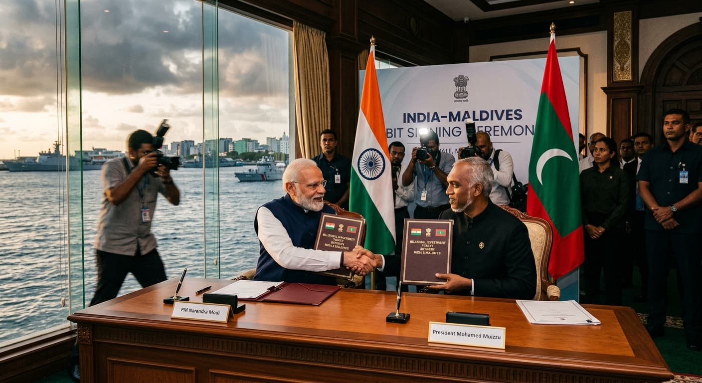India-Maldives Investment Treaty Signed