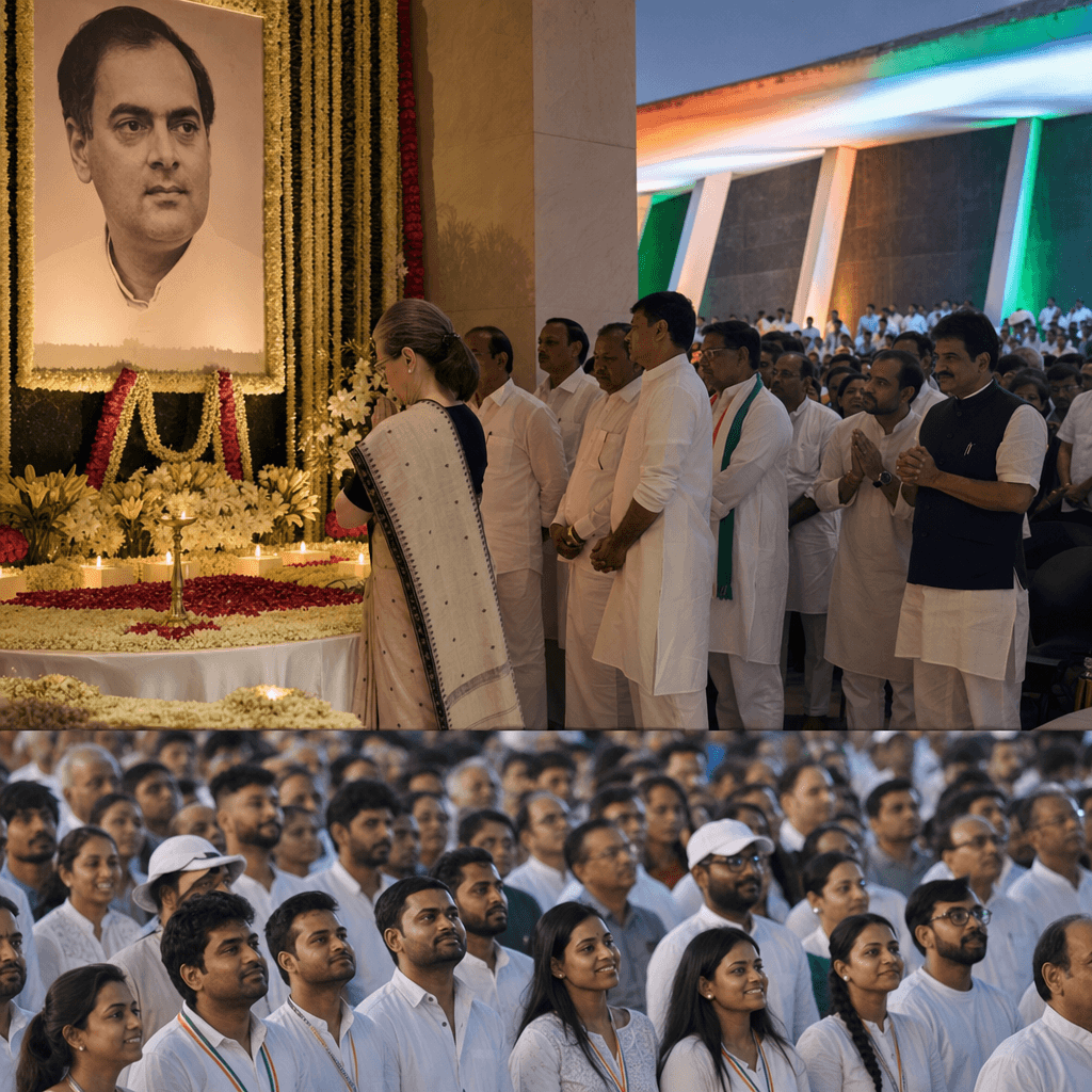 Congress Honors Rajiv Gandhi to Reclaim Unity