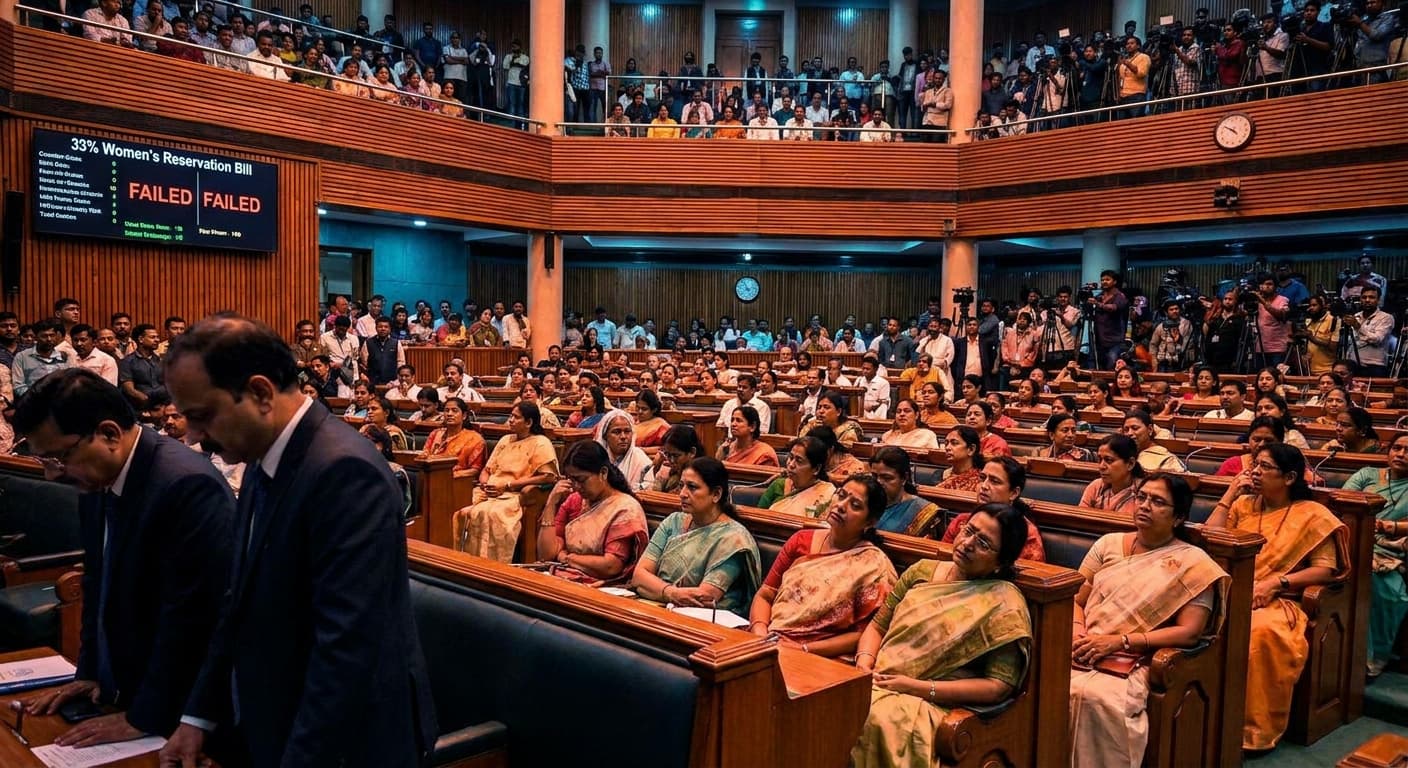 India's Women's Reservation Bill Fails Lok Sb