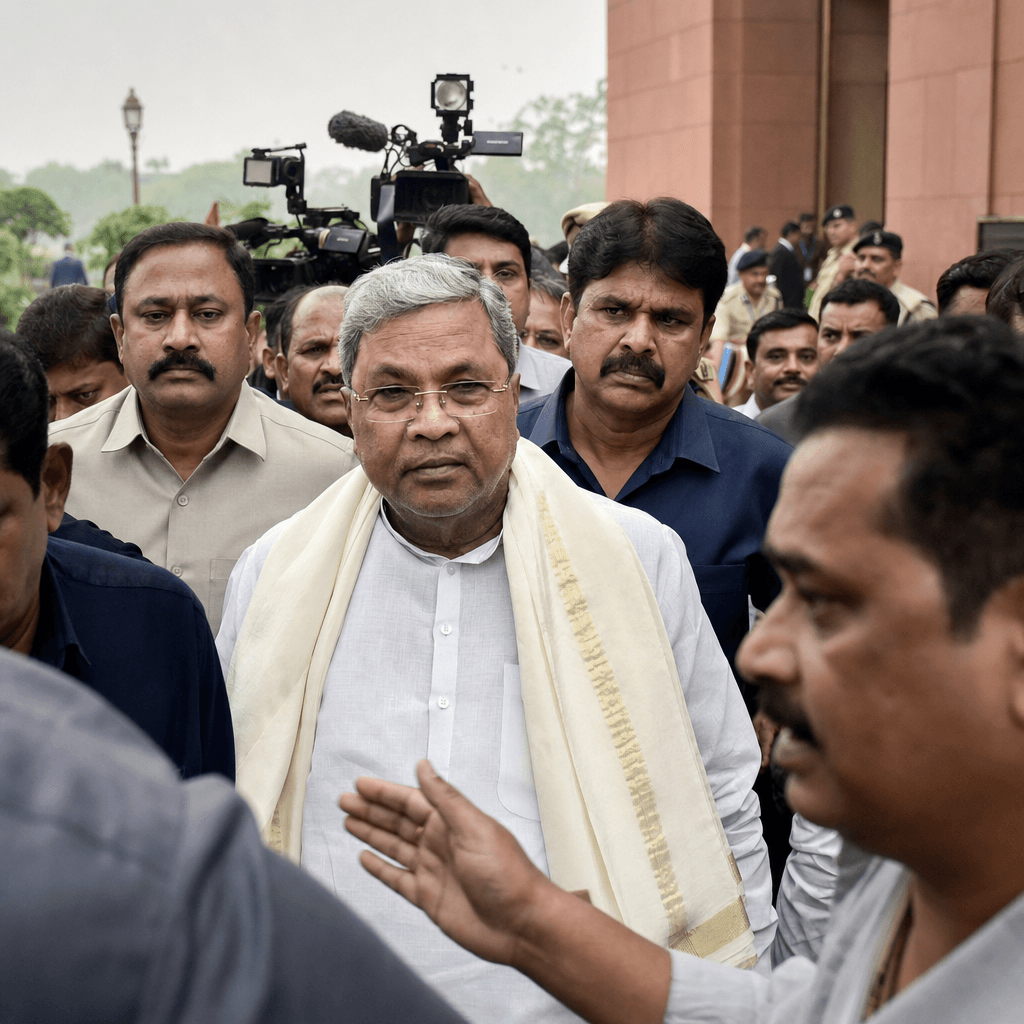 Siddaramaiah’s Delhi Trip Exposes Power Split