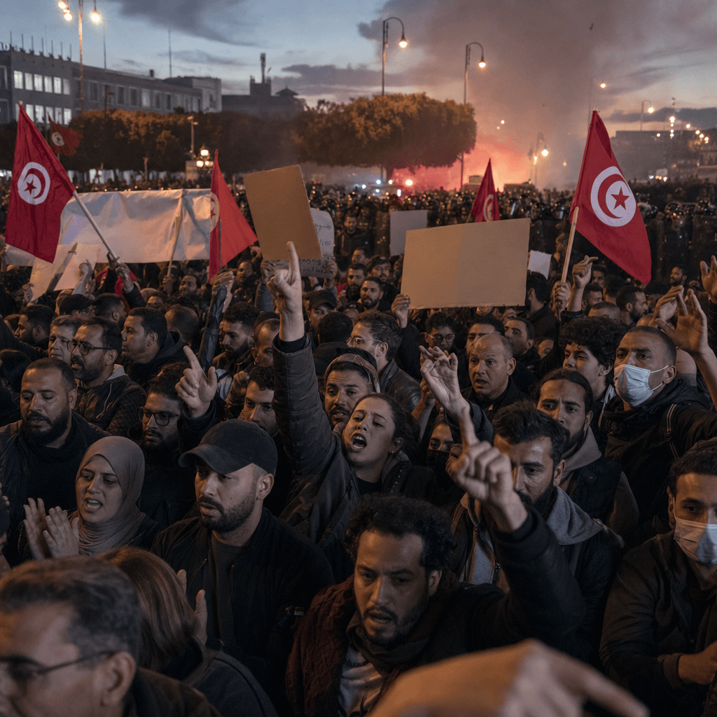 Tunisia’s Crackdown Deepens: Protests Surge