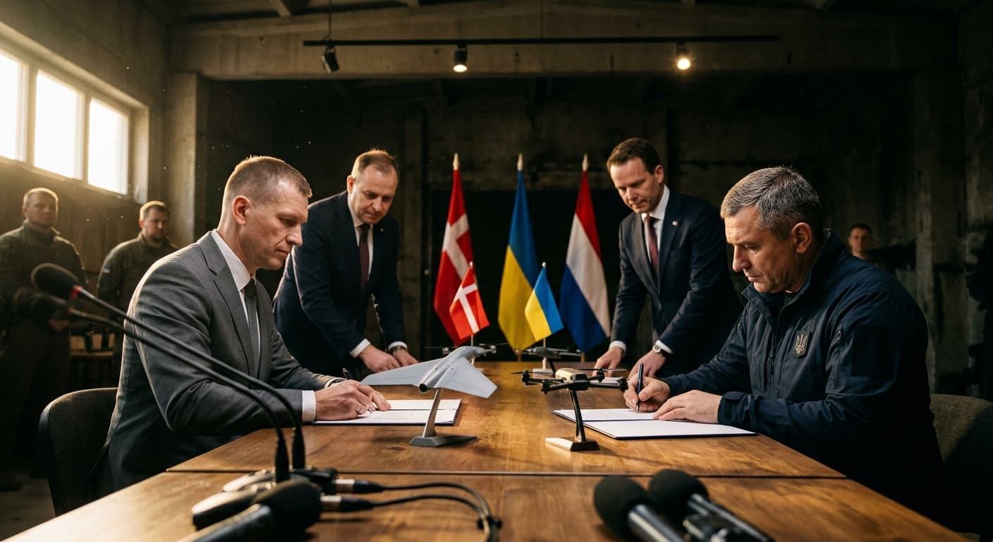 Ukraine Signs Drone Deals with NATO Allies