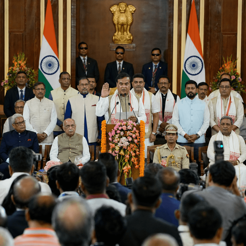 Himanta Sarma's Oath Strengthens NDA in Assam