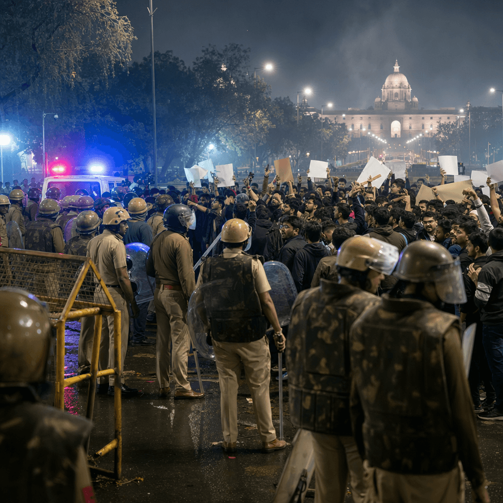 Delhi Police's Tactical Shift on Protests