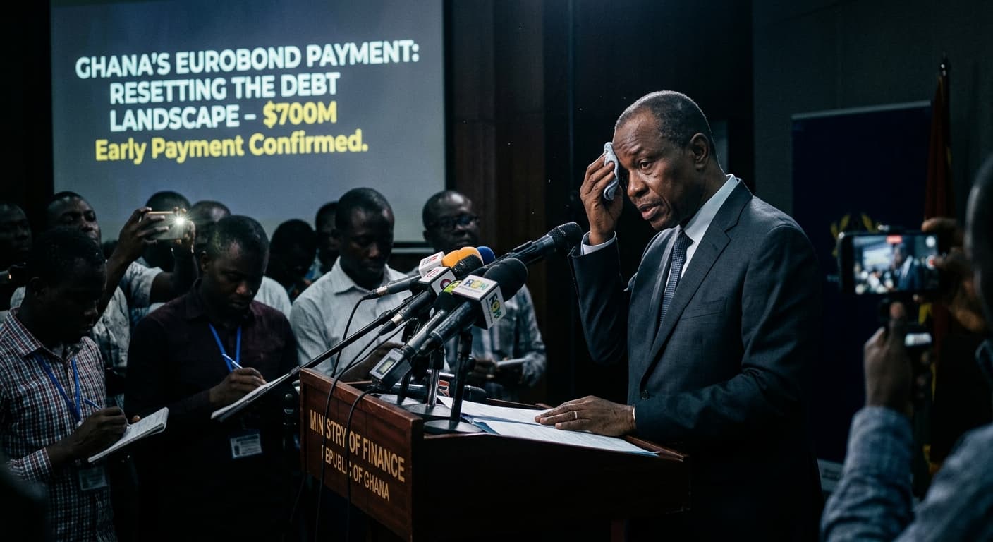 Ghana's $700M Eurobond Payment Resets Debt