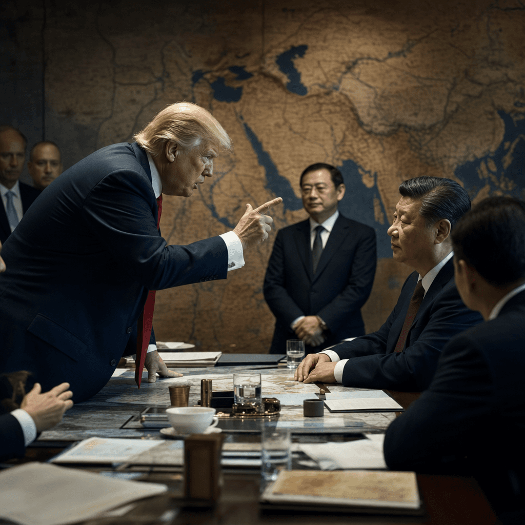 Trump Presses Xi on Iran