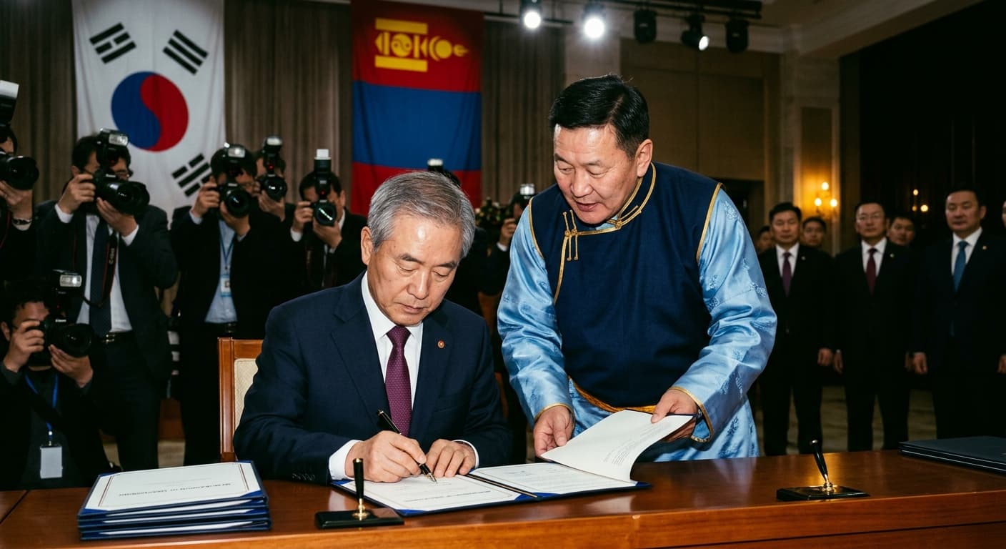 Korea, Mongolia Sign 21 MOUs on Rare Earths