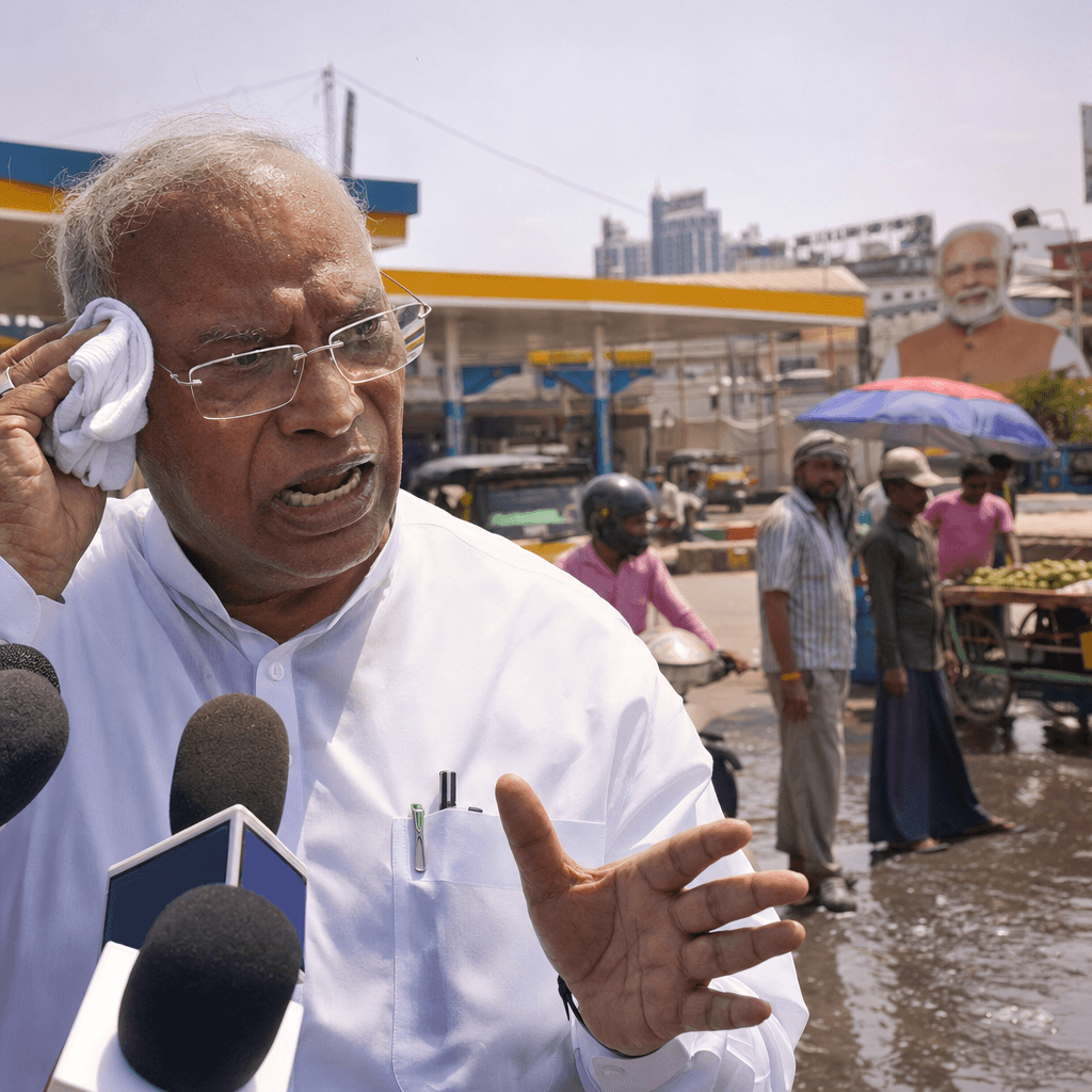Kharge Turns Heatwave Into Cost Attack