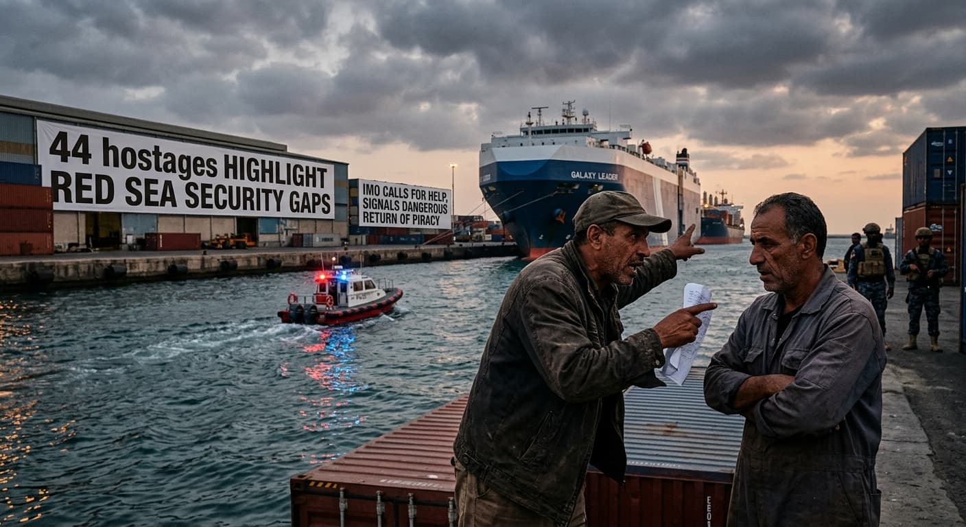 44 Hostages Highlight Red Sea Security Gaps