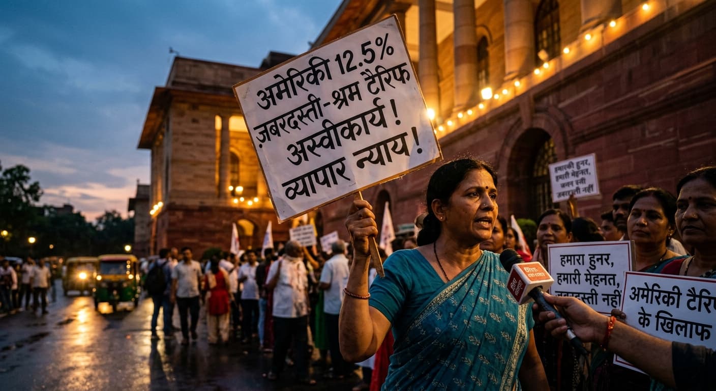India Fights US 12.5% Forced-Labour Tariff