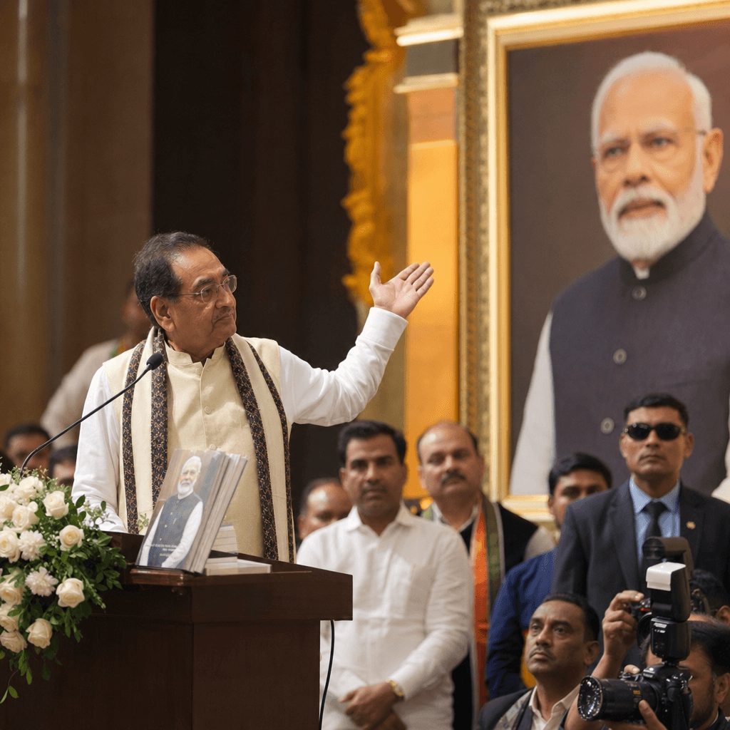 Chouhan’s Modi Memoir Signals BJP Loyalty