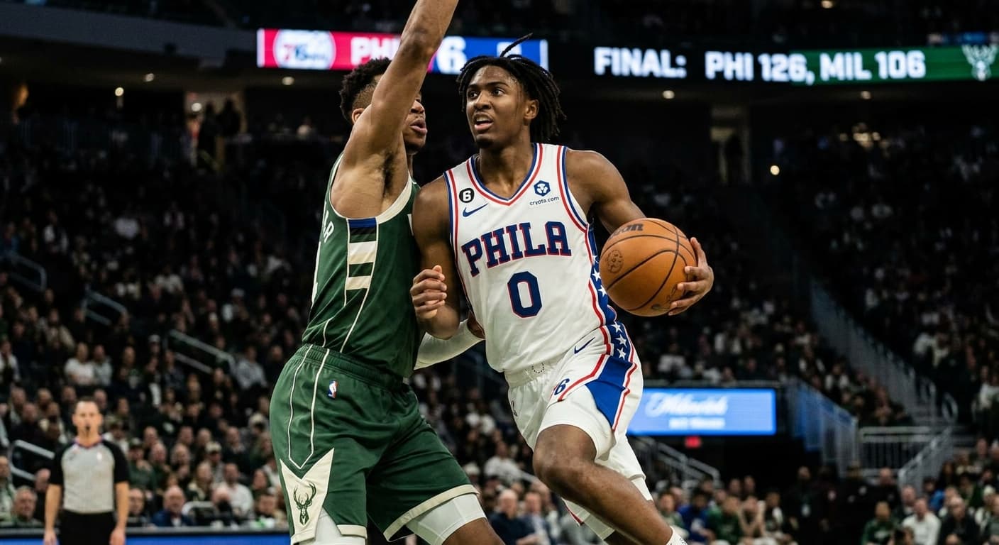 Tyrese Maxey Powers 76ers Past Bucks