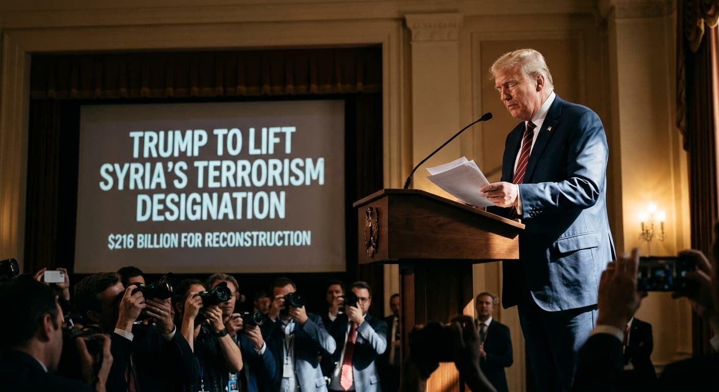 Trump to Lift Syria's Terrorism Designation