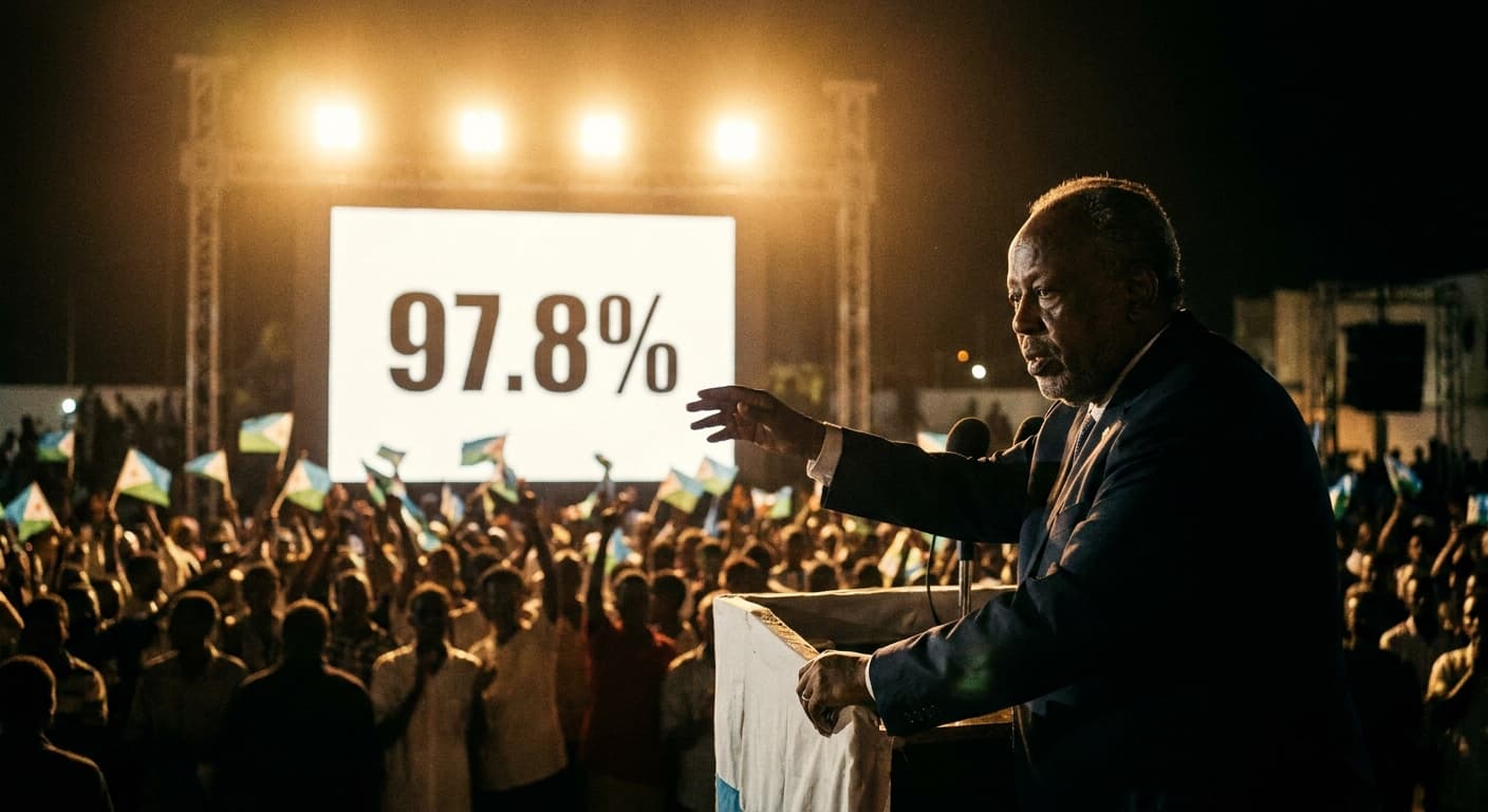 Guelleh's 97.8% Win in Djibouti Election
