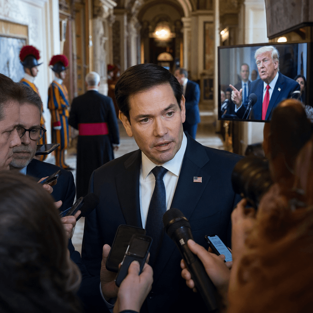 Trump's Attacks on Pope Leo XIV Impact Rubio
