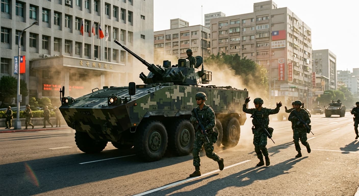 Taiwan's Armored Drill Targets Decapitation