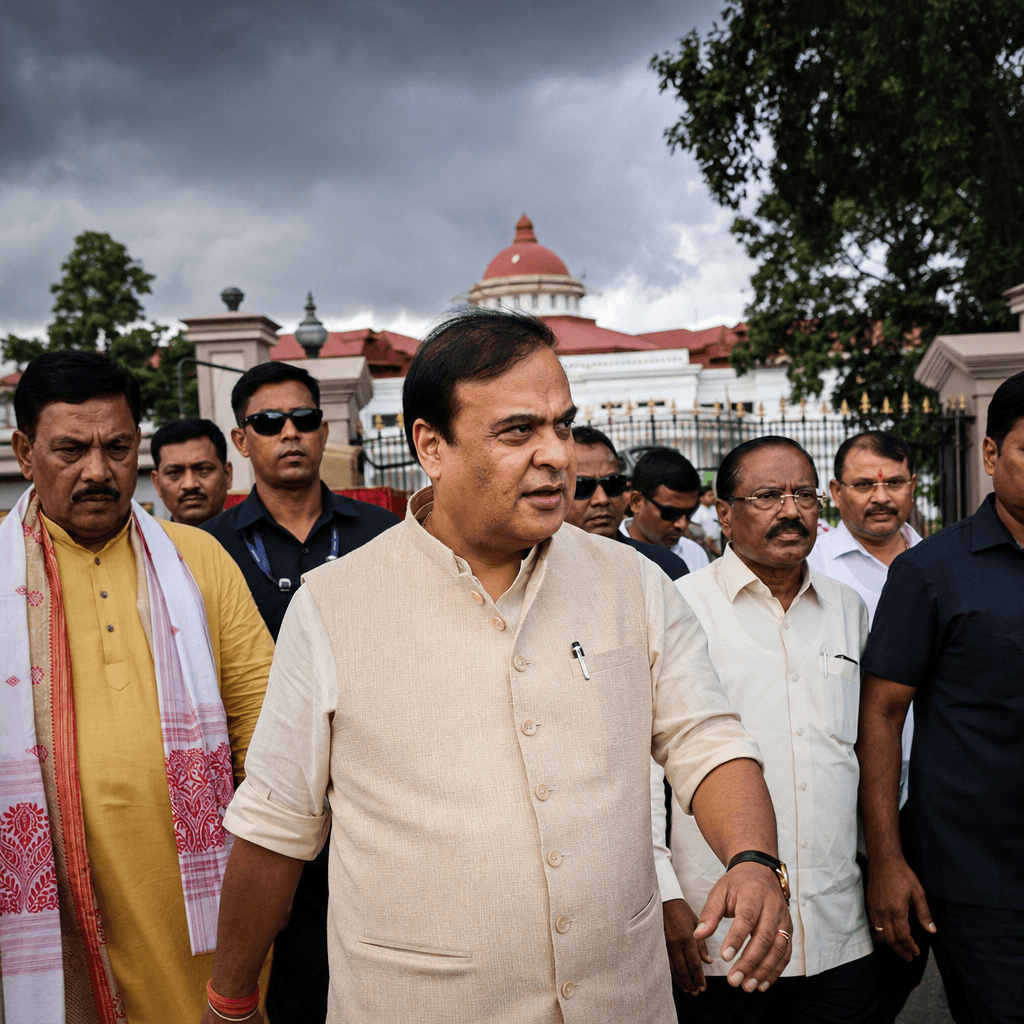 Himanta Biswa Sarma Takes Charge in Assam
