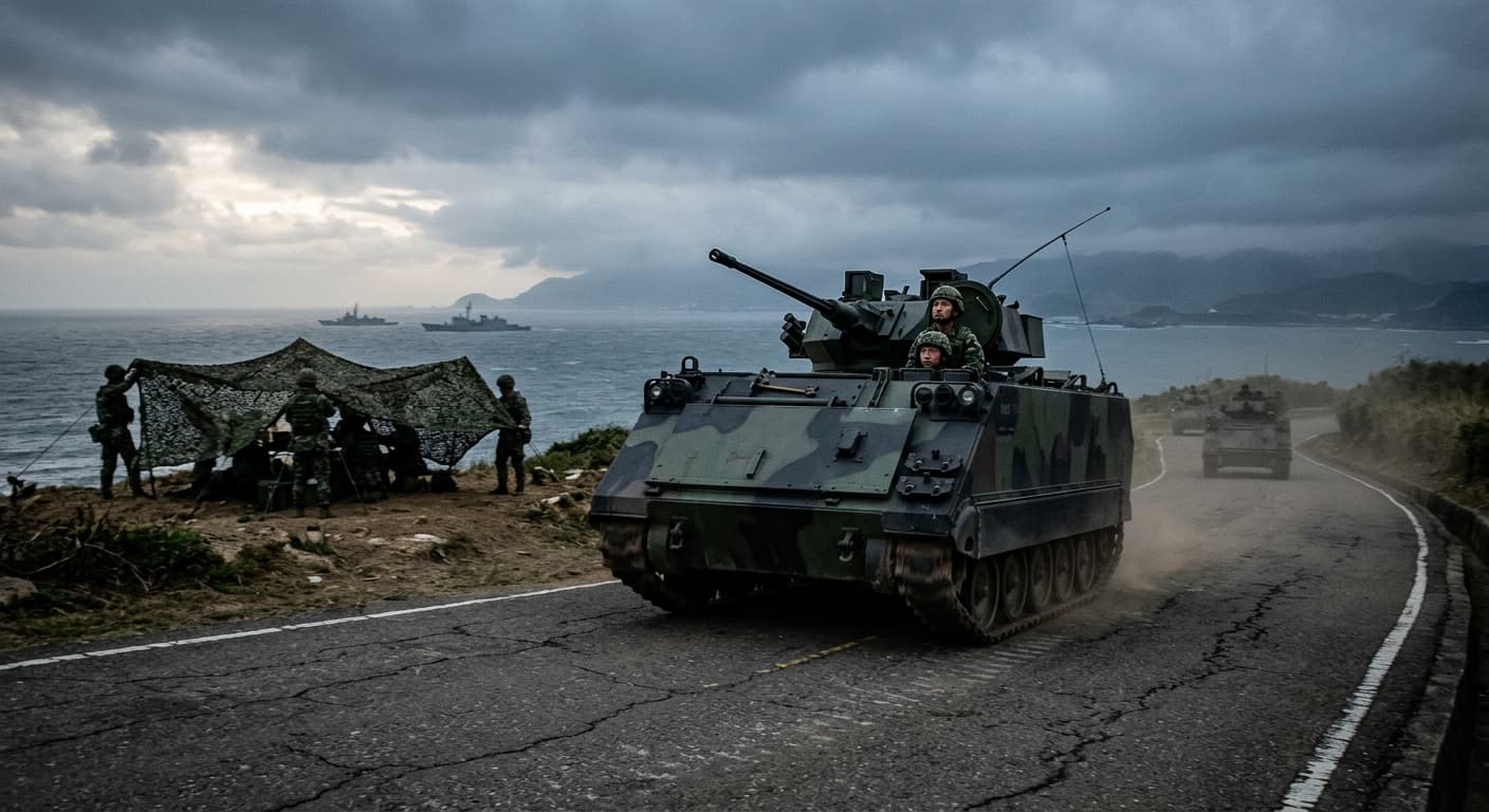 Taiwan's Armored Drill Rehearses Decapitation