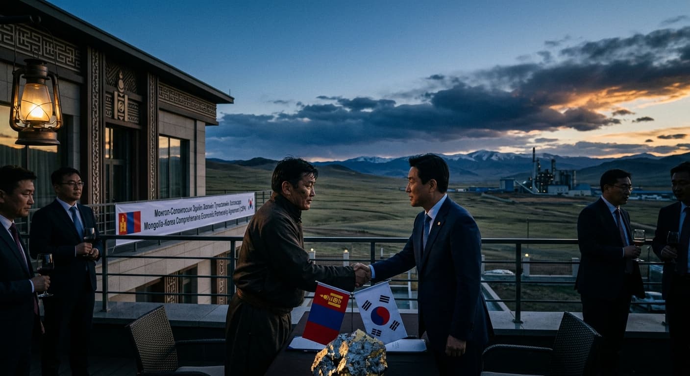 Korea–Mongolia CEPA: Minerals Gambit