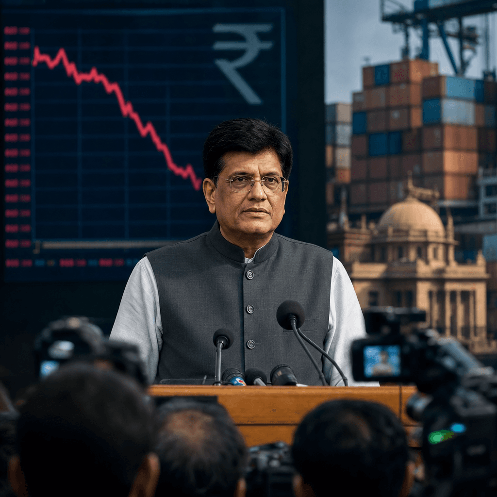Goyal Holds Off on Import Curbs as Rupee Sl