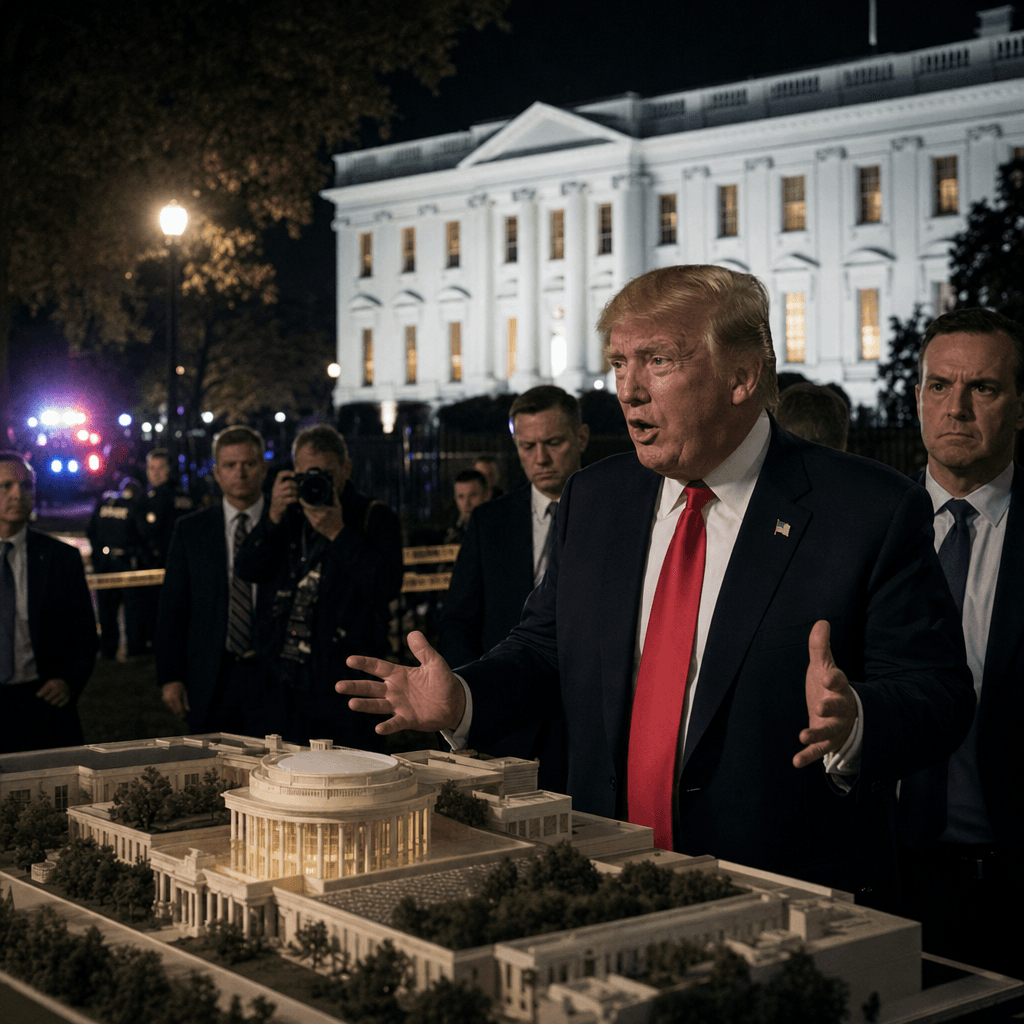Trump's Ballroom Plan Tied to Security Scare