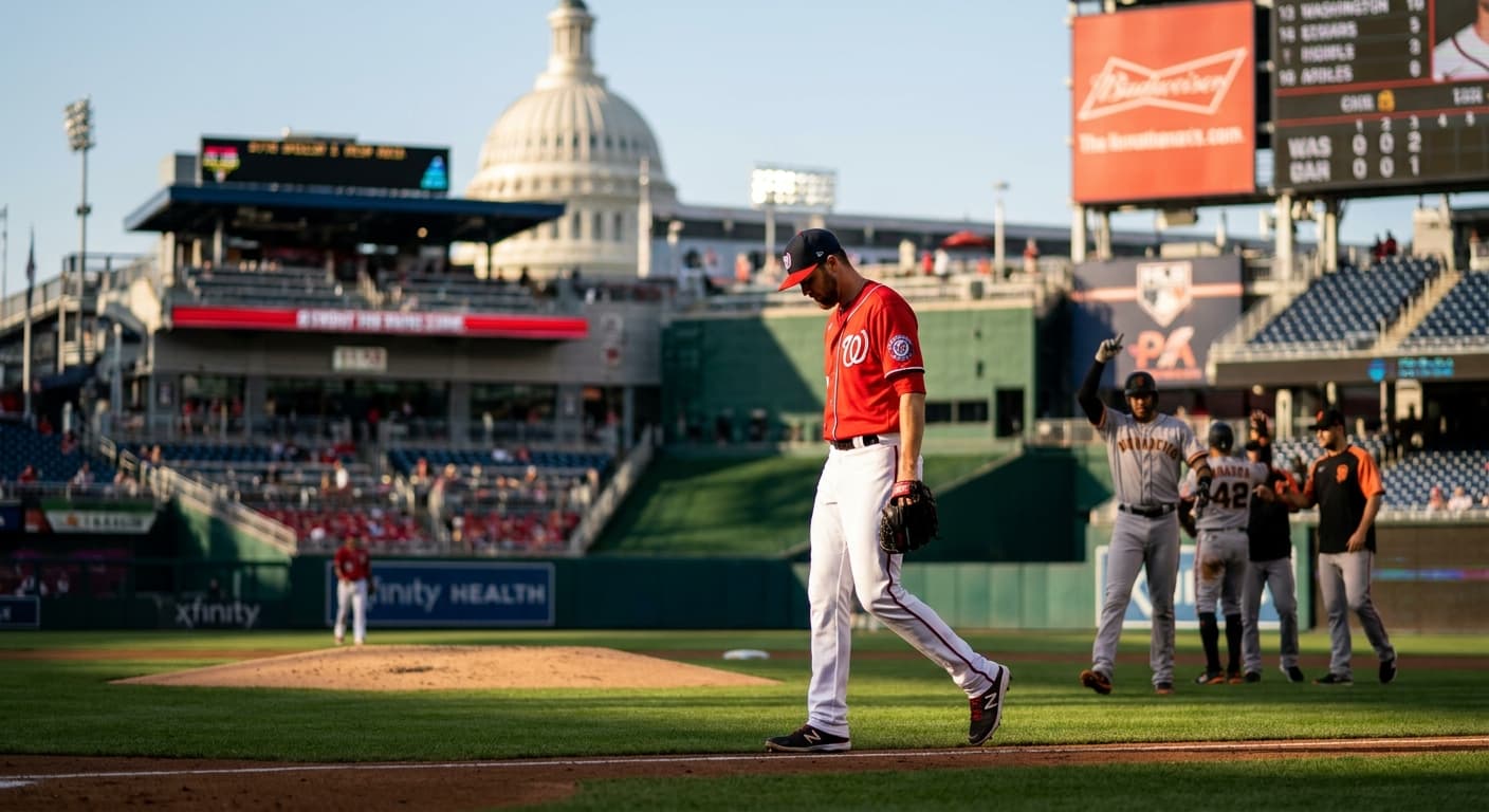 Giants Seek Sweep Against Struggling Nats
