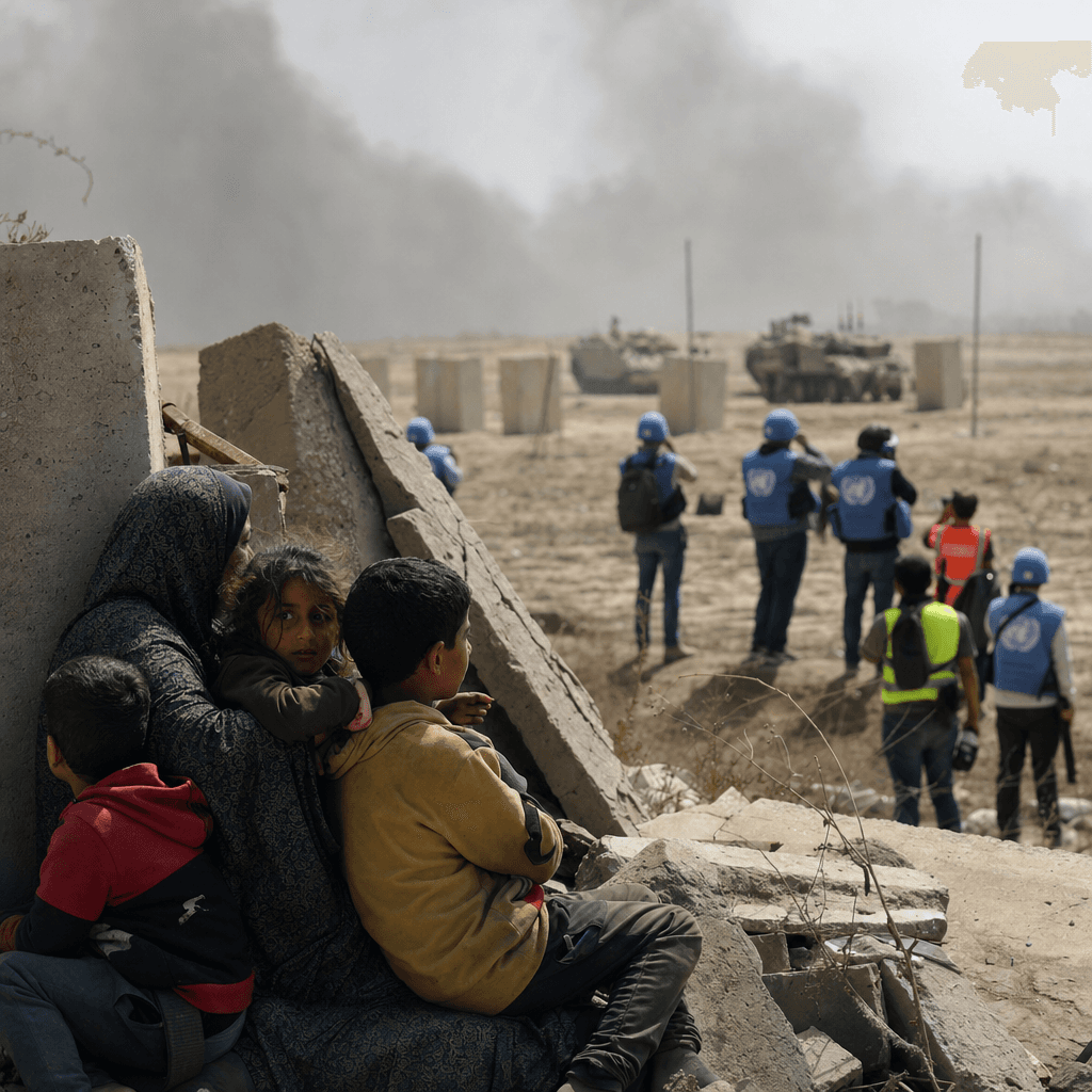 UN Alarm Over Gaza's "Yellow Line" Raises