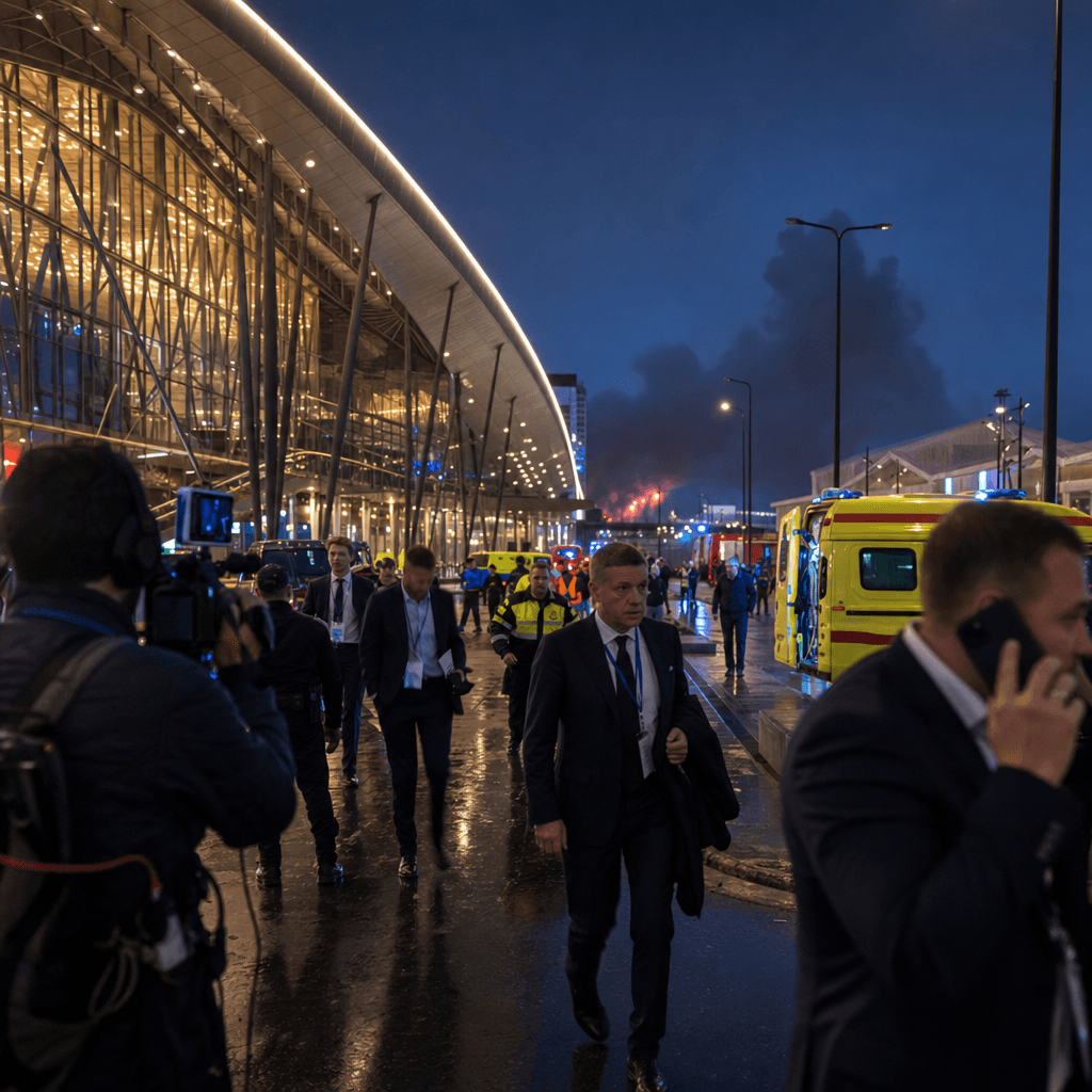Drone Strikes on 'Russian Davos' Shatter