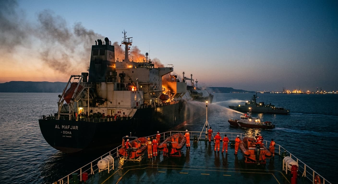 Qatar's LNG Fleet Targeted in Hormuz Strike
