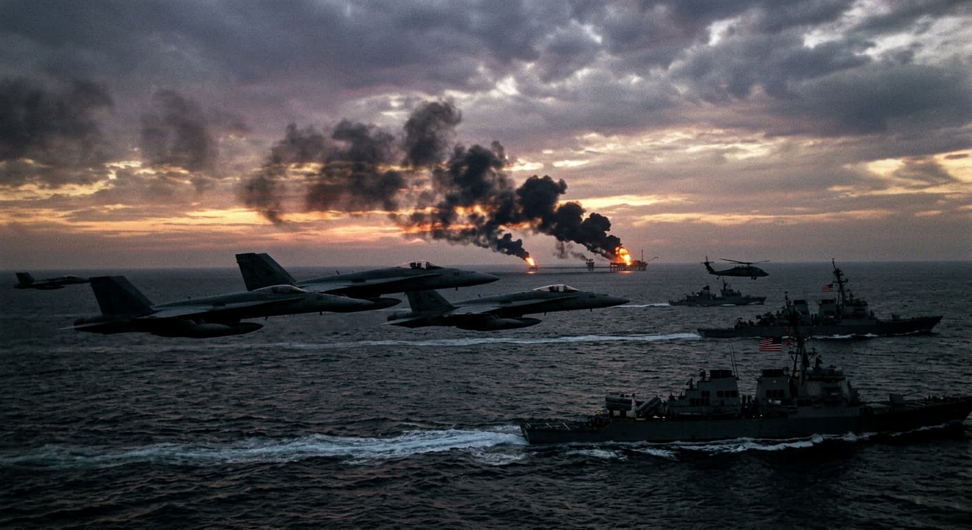 US Strikes Iran Again as Hormuz Ceasefire F
