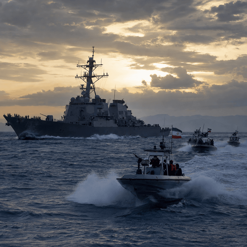 US-Iran Naval Clashes in Hormuz