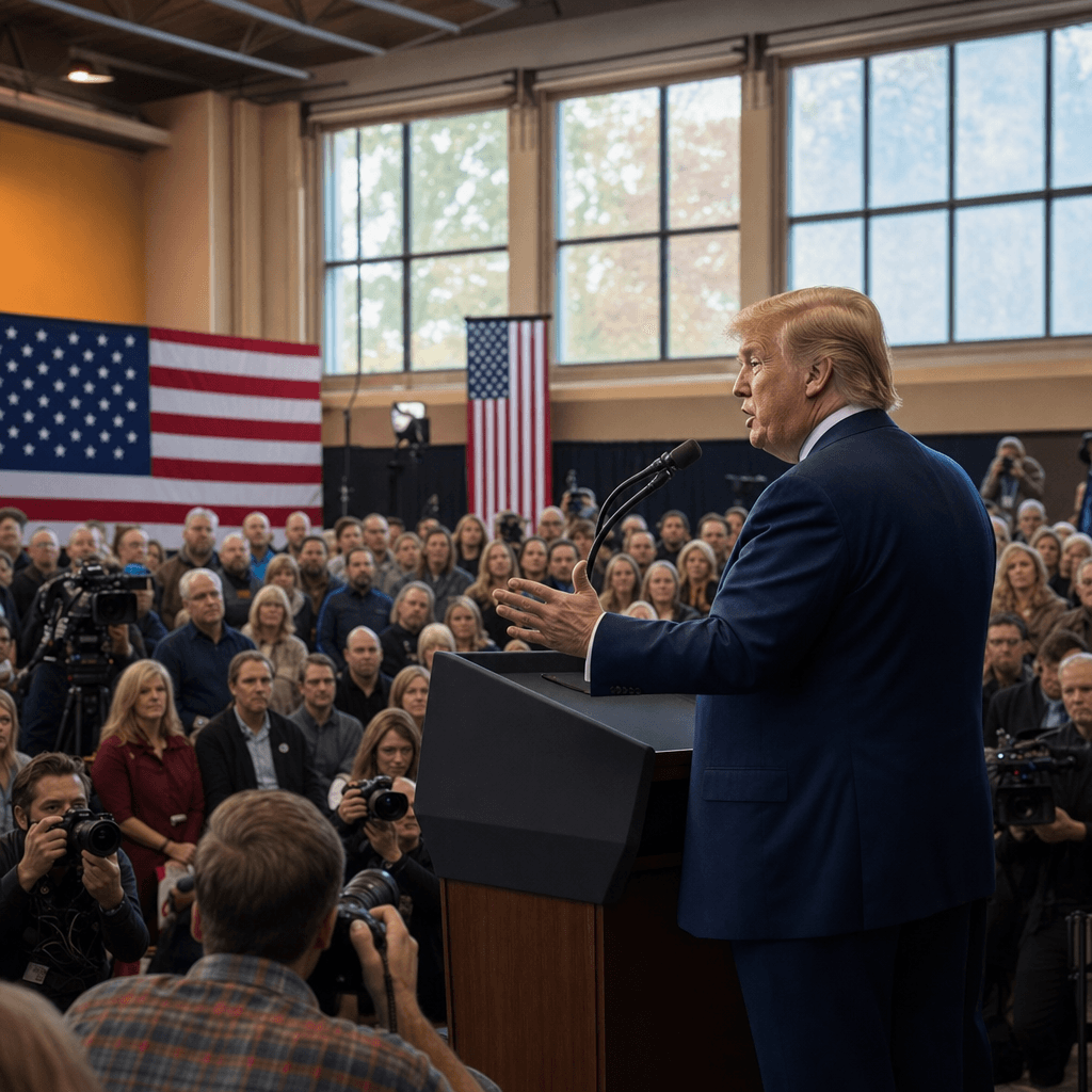 Trump Pushes Tax Relief in Hudson Valley Race