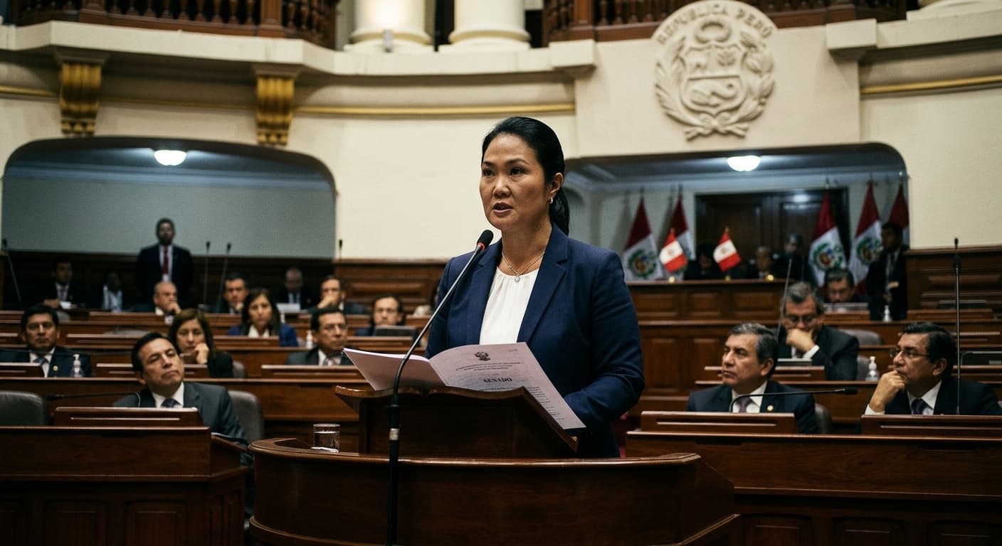 Keiko Fujimori asume con Senado propio