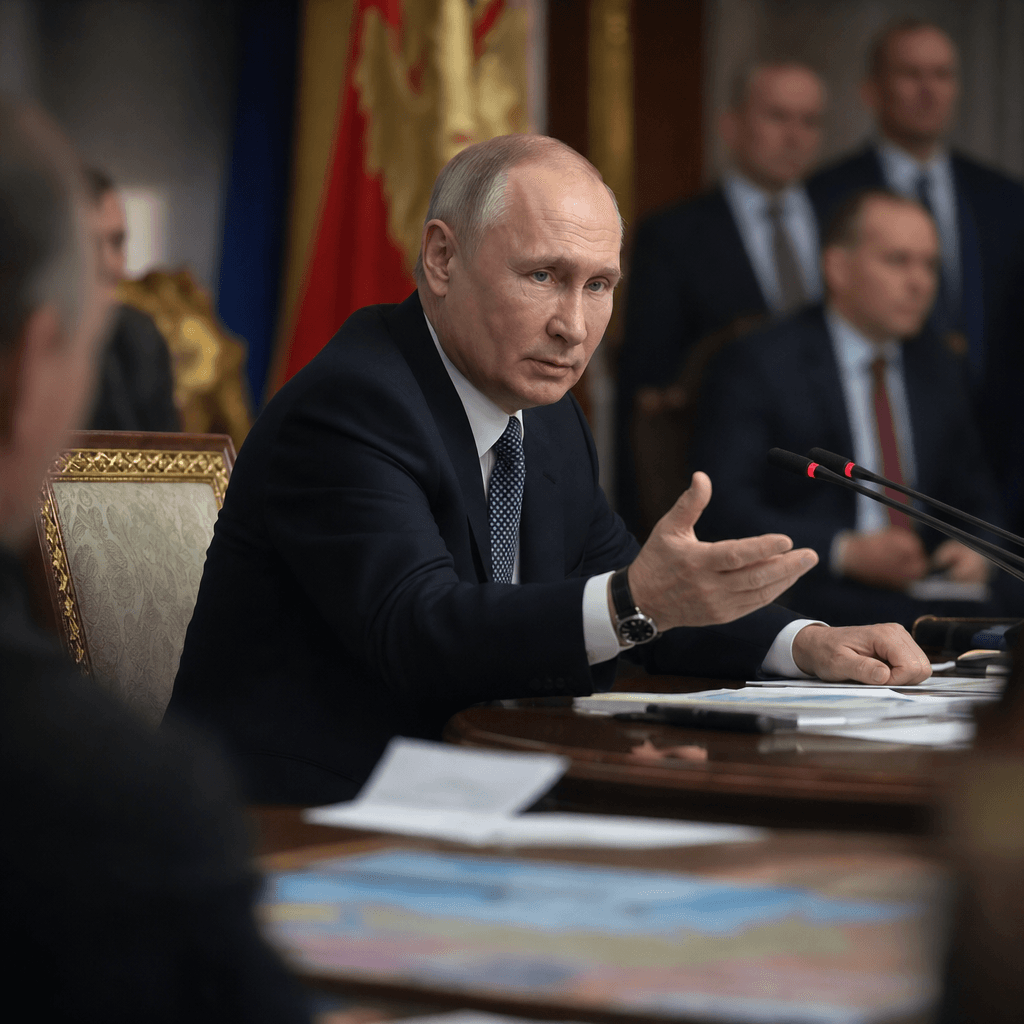 Putin Hints at Ukraine Peace Talks Amid War