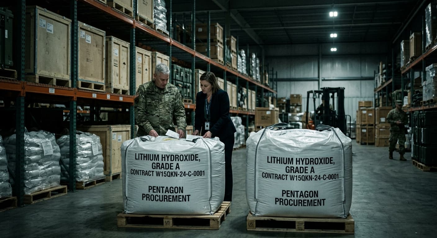 Pentagon's $300M Lithium Buy Signals Cold War