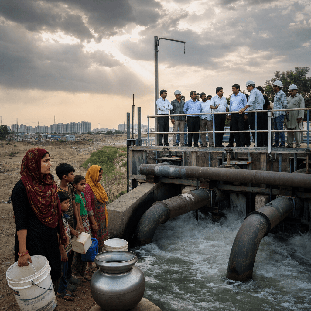 Haryana’s Water Release Buys Delhi Time