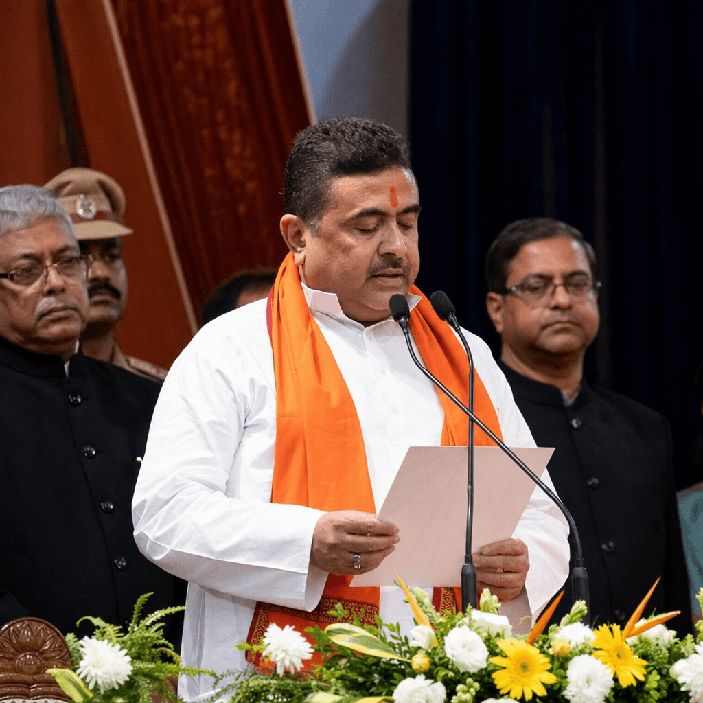 Suvendu Adhikari Sworn in as Bengal CM