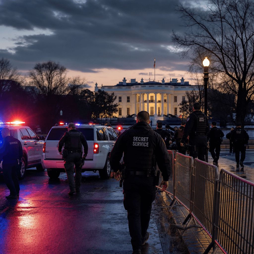 Gunfire Near White House Tests Trump's Safety