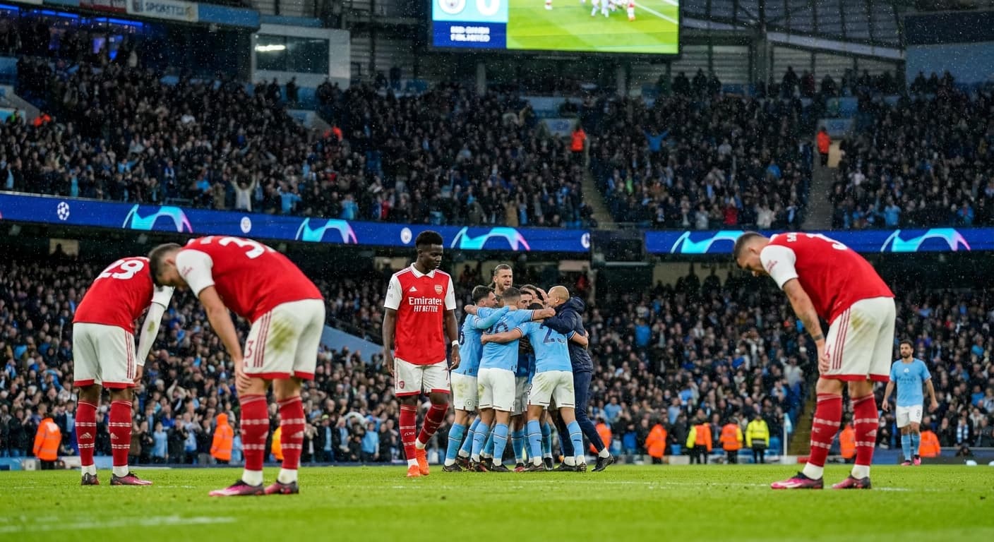 Man City Cuts Arsenal's Lead in Title Race