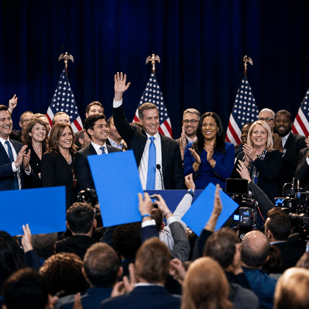Centrist Victories Shape Democratic Primaries
