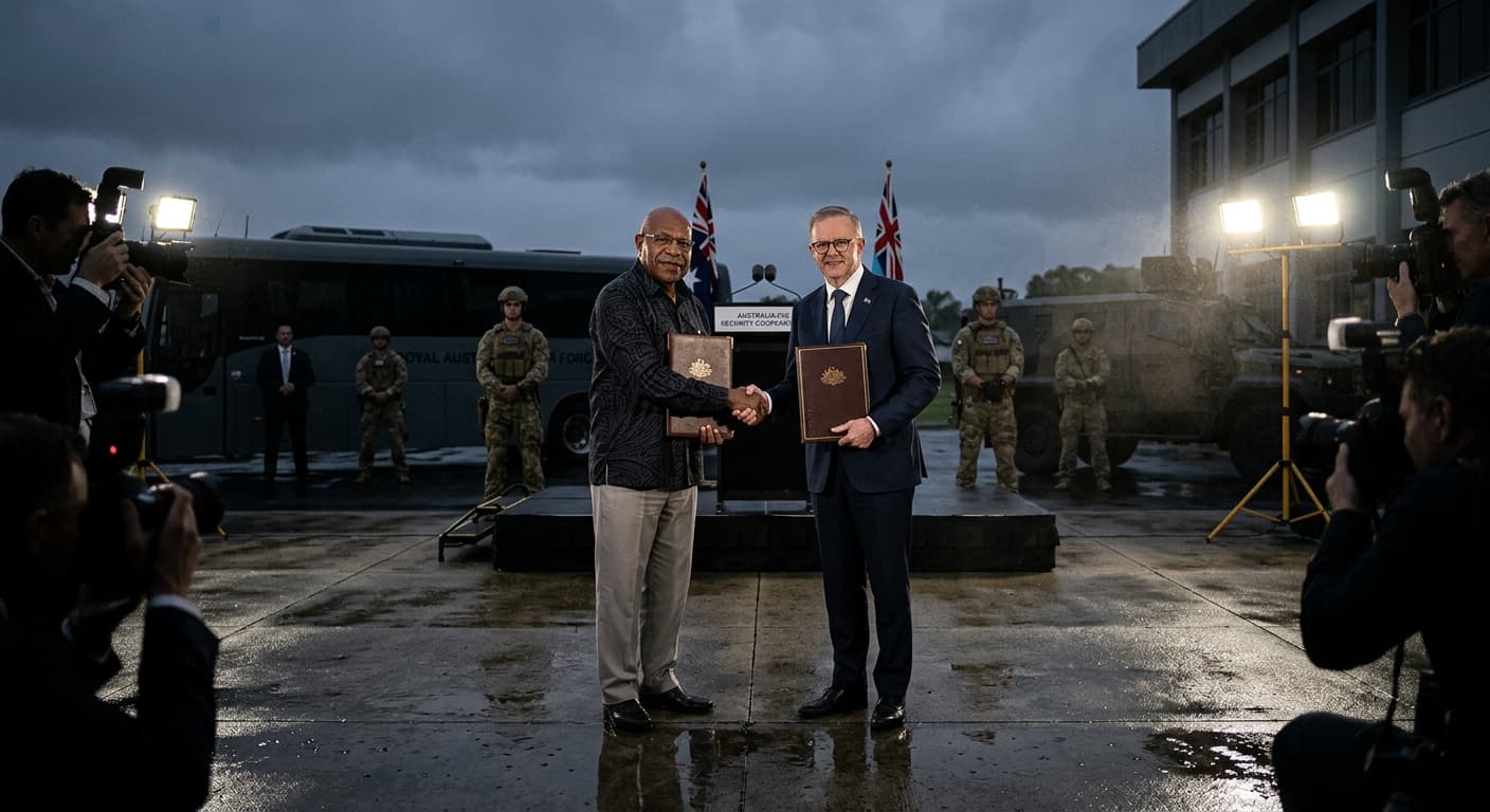 Australia and Fiji Sign Security Treaties